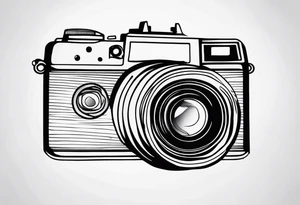 camera tattoo idea