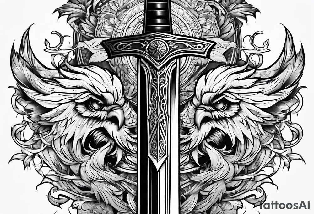 sword tattoo idea