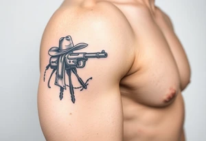 Western tattoo old cowboys stuff tattoo idea