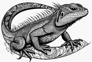 Lizard tattoo idea