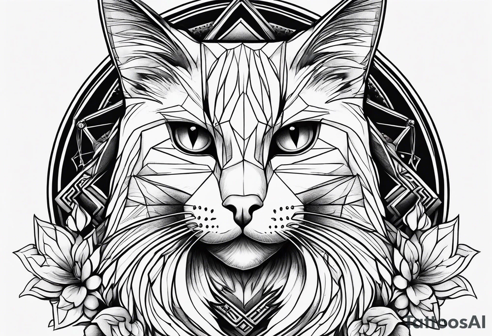Black Cat tattoo idea