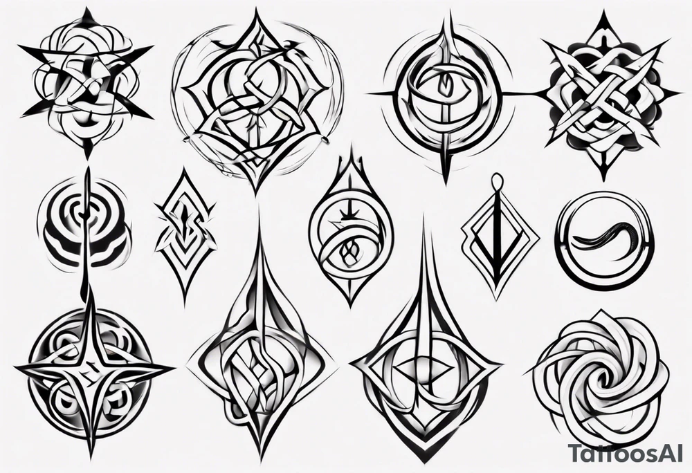 Prime knot 6,1 but very simple and clean tattoo idea