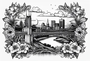 Country music Nashville tennessee tattoo idea