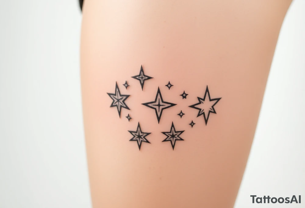 Stars tattoo idea