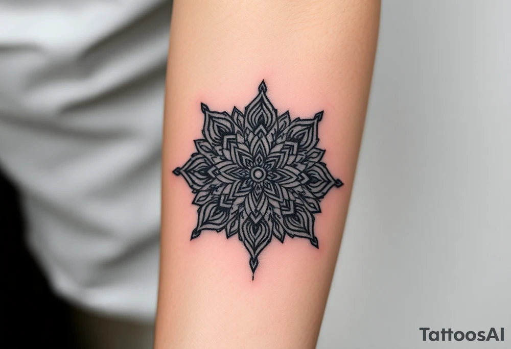 mandala ja shaman tattoo idea