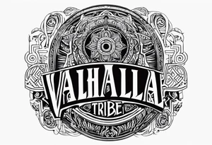 Valhalla tribe tattoo idea
