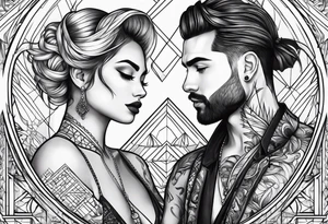 Couple tattoo tattoo idea