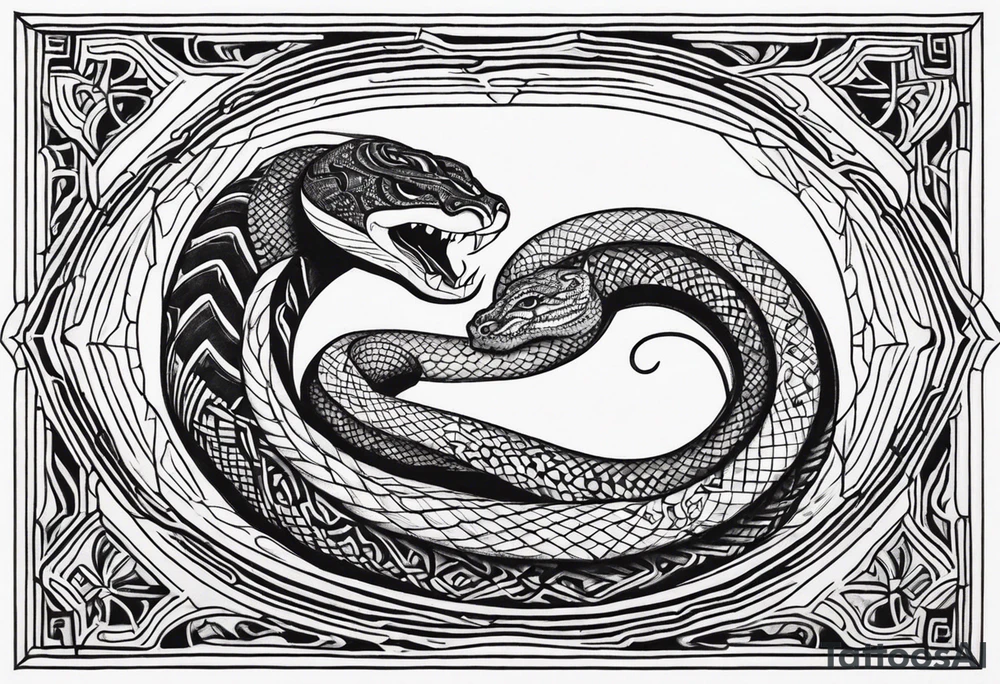 serpente tattoo idea
