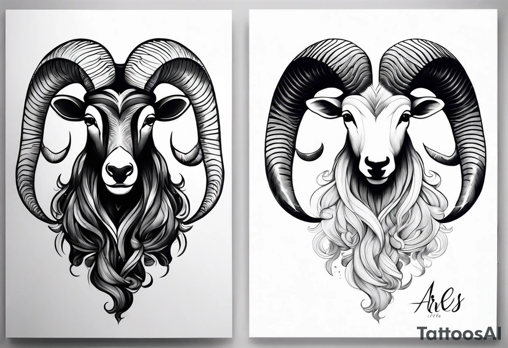 Aries sleeve tattoo tattoo idea