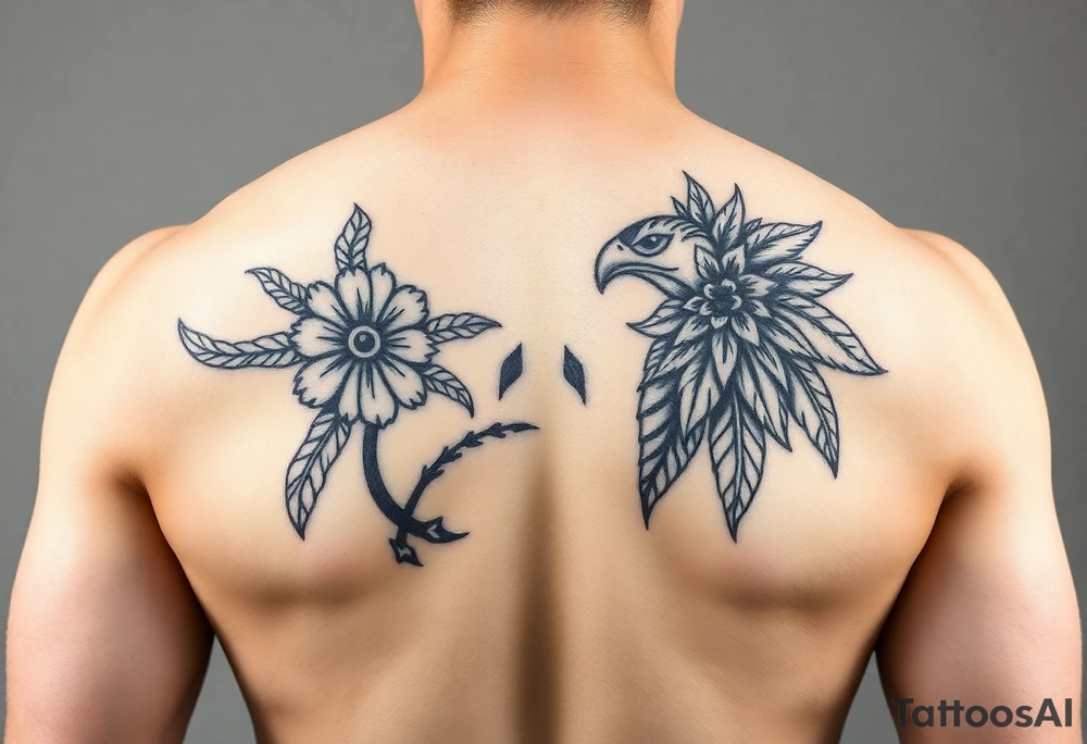 Please generate Polynesian-style tattoos for me on both arms based on my qualities, my faults and the stages of evolution I wish to bring to my life.
My qualities are authenticity, constructive reflection after failure and balance in relationships.
My faults are emotional dependence on financial security, emotional flight and procrastination linked to uncertainty.
The evolutionary steps I wish to bring to my life are to strengthen inner security, face emotions with honesty and create healthy financial discipline. tattoo idea