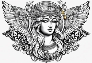 Fine line Greek Tattoo tattoo idea