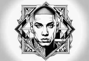 Eminem slim shady motivational tattoo idea