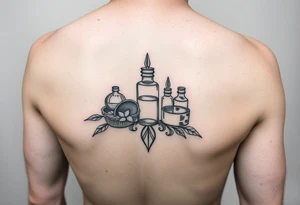 Pharmacy tattoo for the inside wrist, feminine tattoo idea