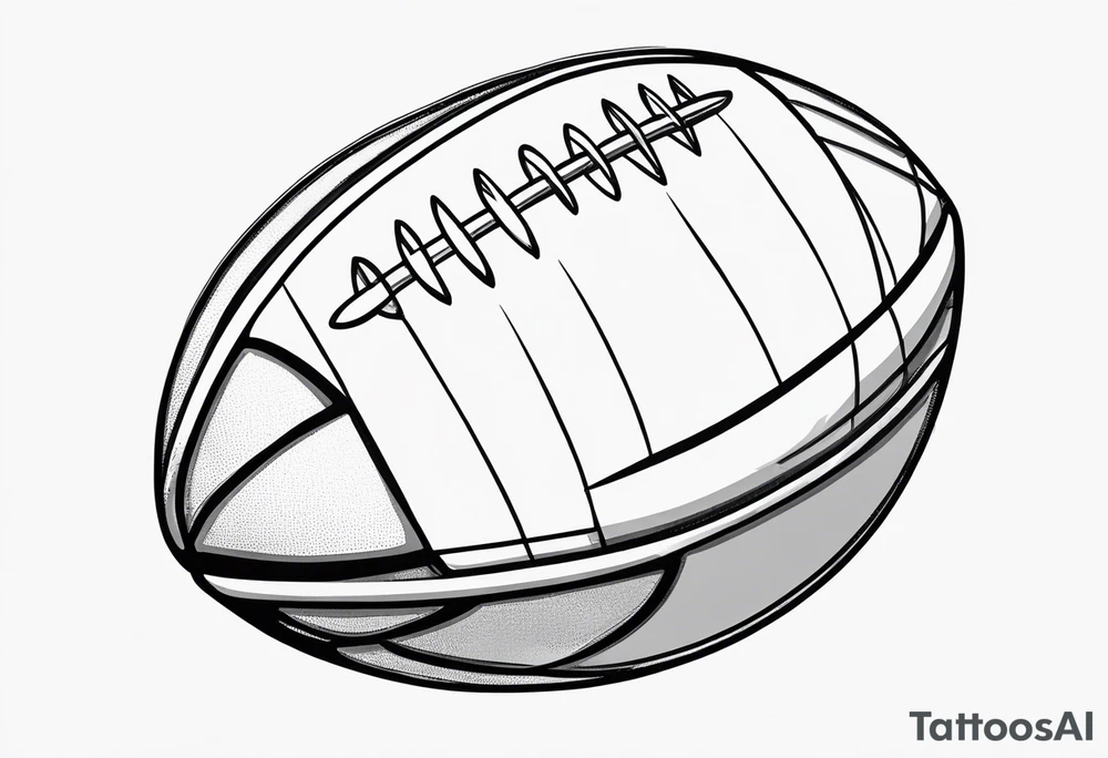 RUGBY BALL tattoo idea