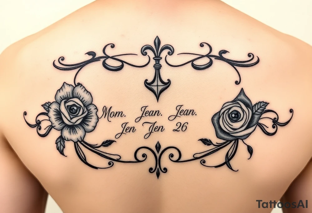 Something to represent mother Jean February 26,daughters Sara January 28,and Nora August 14 tattoo idea