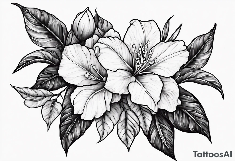 bouganvillea tattoo idea
