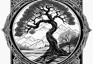 Tree of Lord of the ring tattoo idea