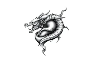 cultura egipcia  y dragón ball tattoo idea