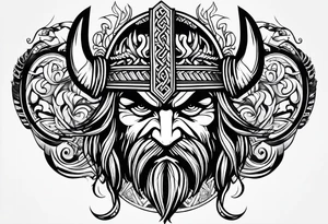 Viking mythology tattoo idea