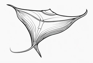 sting ray tattoo idea