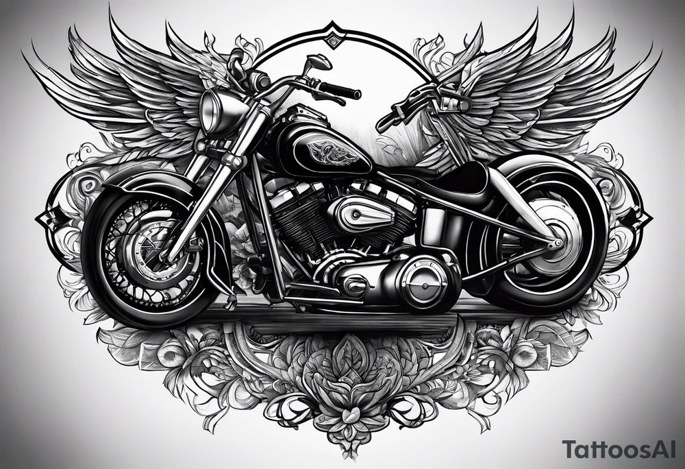 Tricep tattoo of the name Rider tattoo idea