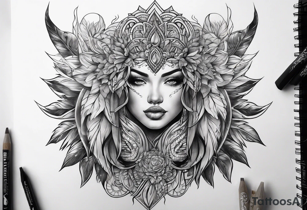Melro tattoo idea