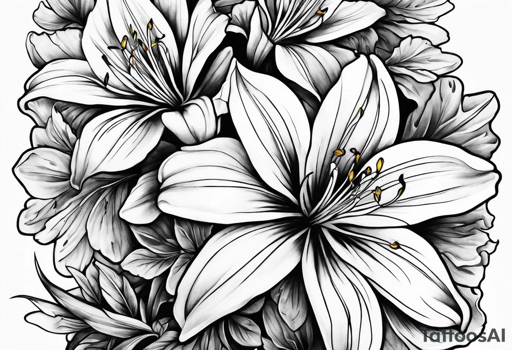 Azaleas tattoo idea