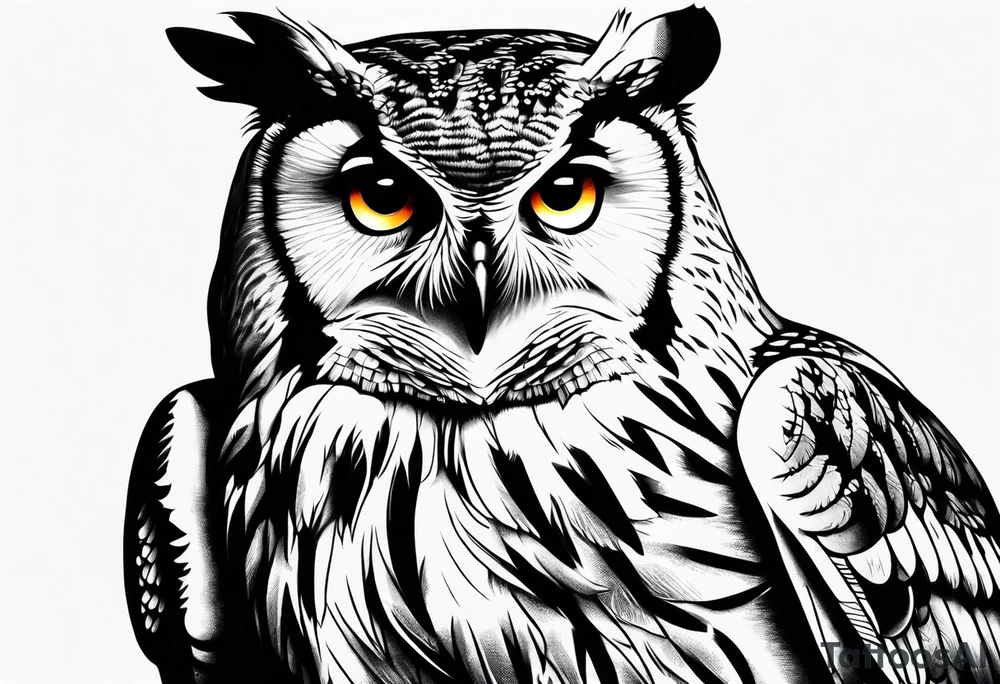 owl tattoo idea