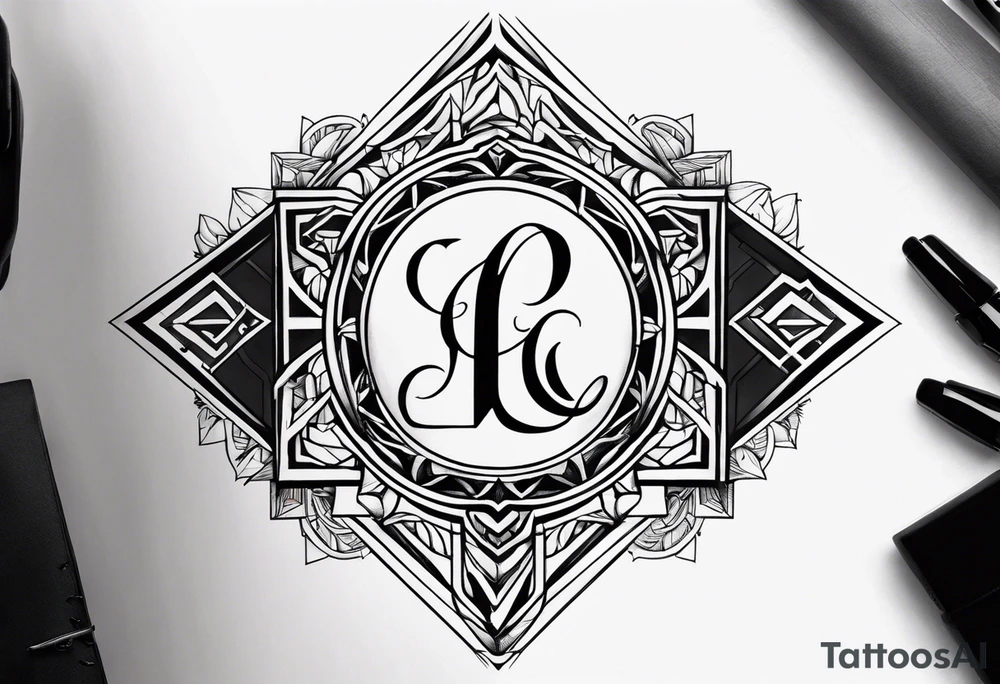 Boyfriend's Initials T A C tattoo idea