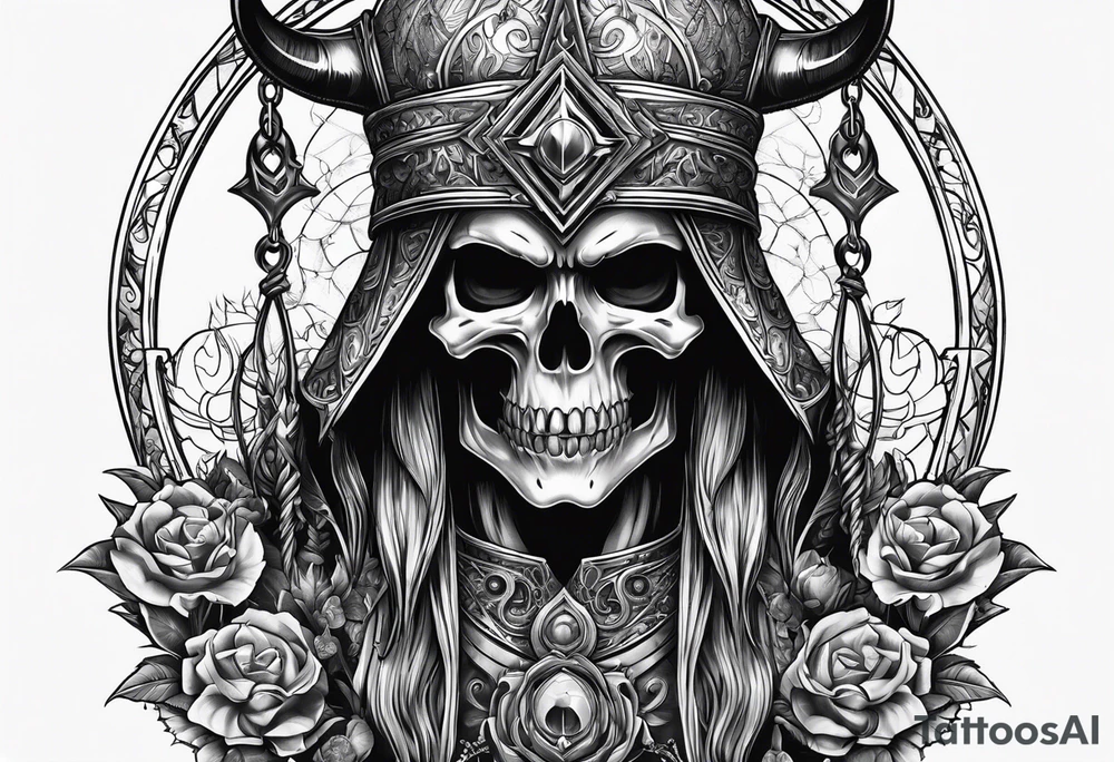 necromancer Diablo Tattoo tattoo idea