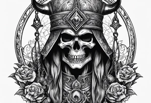 necromancer Diablo Tattoo tattoo idea