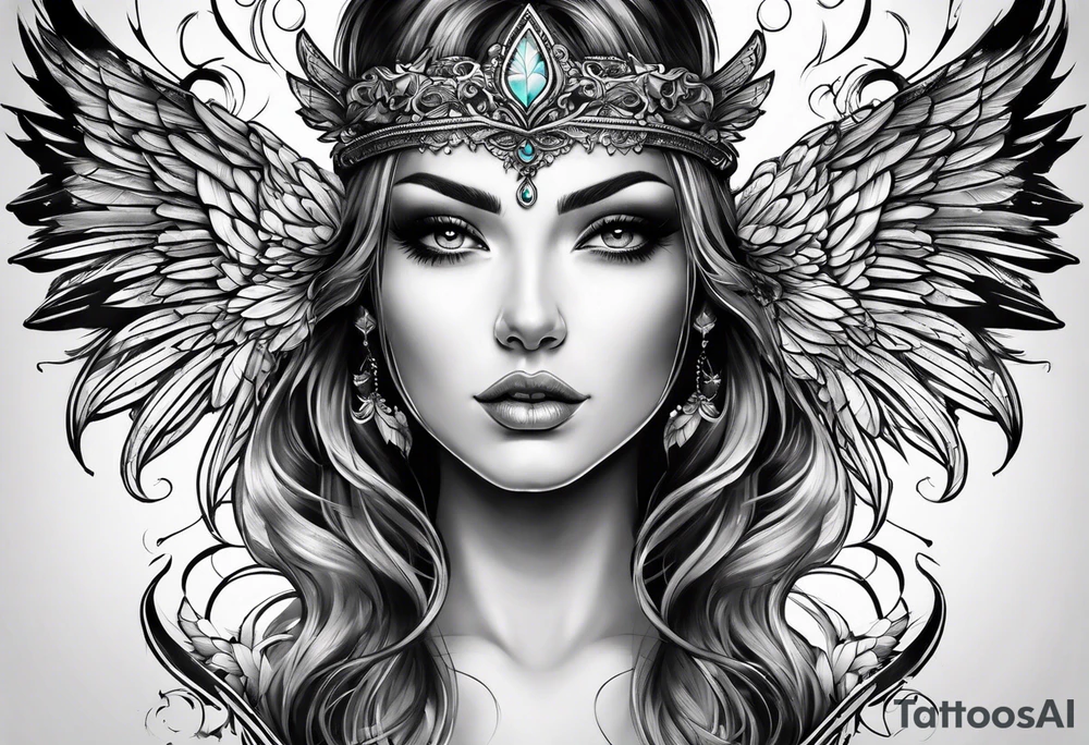 Free bird, fairy tattoo idea