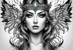 Free bird, fairy tattoo idea