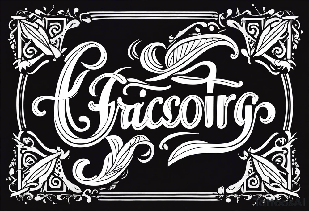 GracieStrong tattoo idea