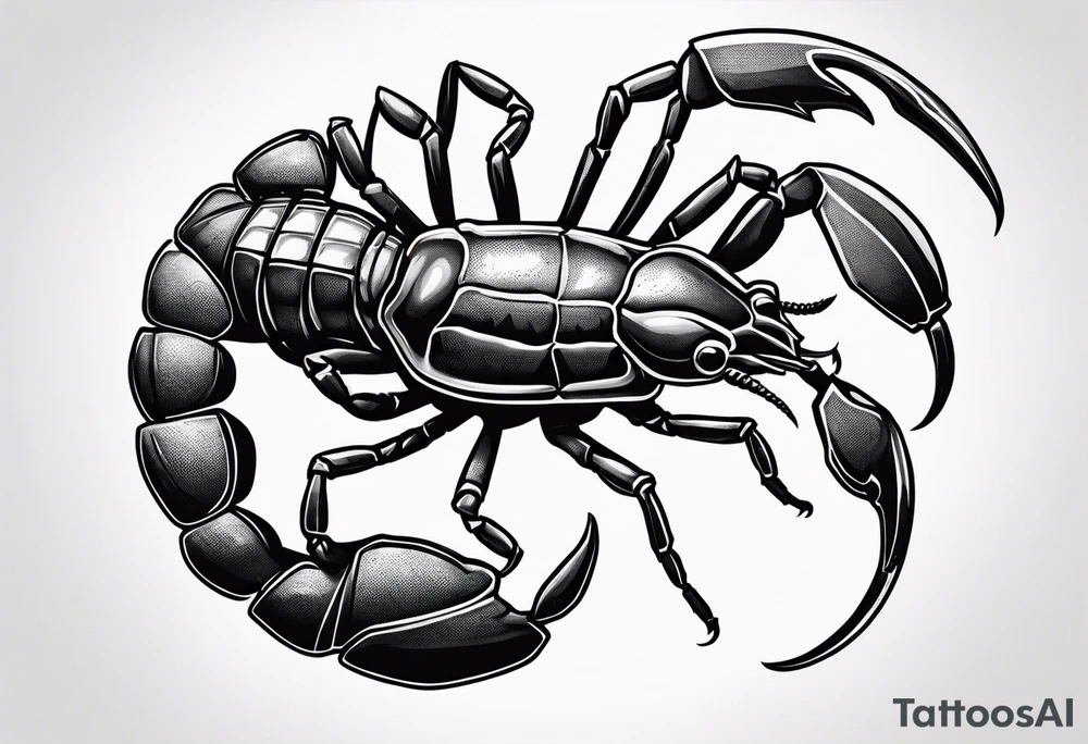 Scorpion tattoo idea
