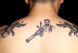 Law enforcement protector of family tattoo idea