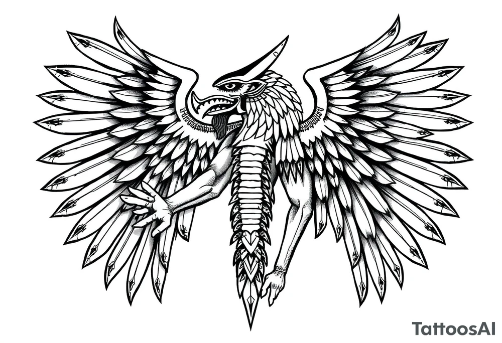 Enlil anunnaki god tattoo idea