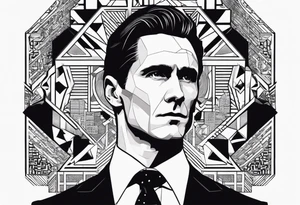 Can you create something small from the movie American psycho? tattoo idea