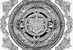 vietnamese bau cua tattoo idea