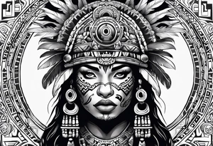 aztec jaguar shaman tattoo idea