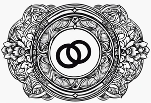 Olympic ring tattoo add on field hockey tattoo idea