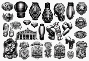 famous boxing venues in the us tattoo idea