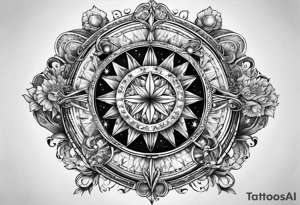 New Orleans, astronomy tattoo idea