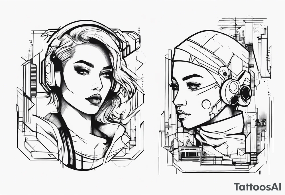 CYBERPUNK tattoo idea
