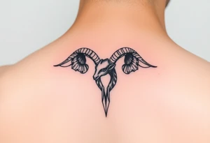 Aries tattoo for the inside wrist, feminine tattoo idea