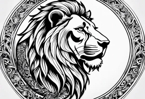 Lion from atlas tattoo idea