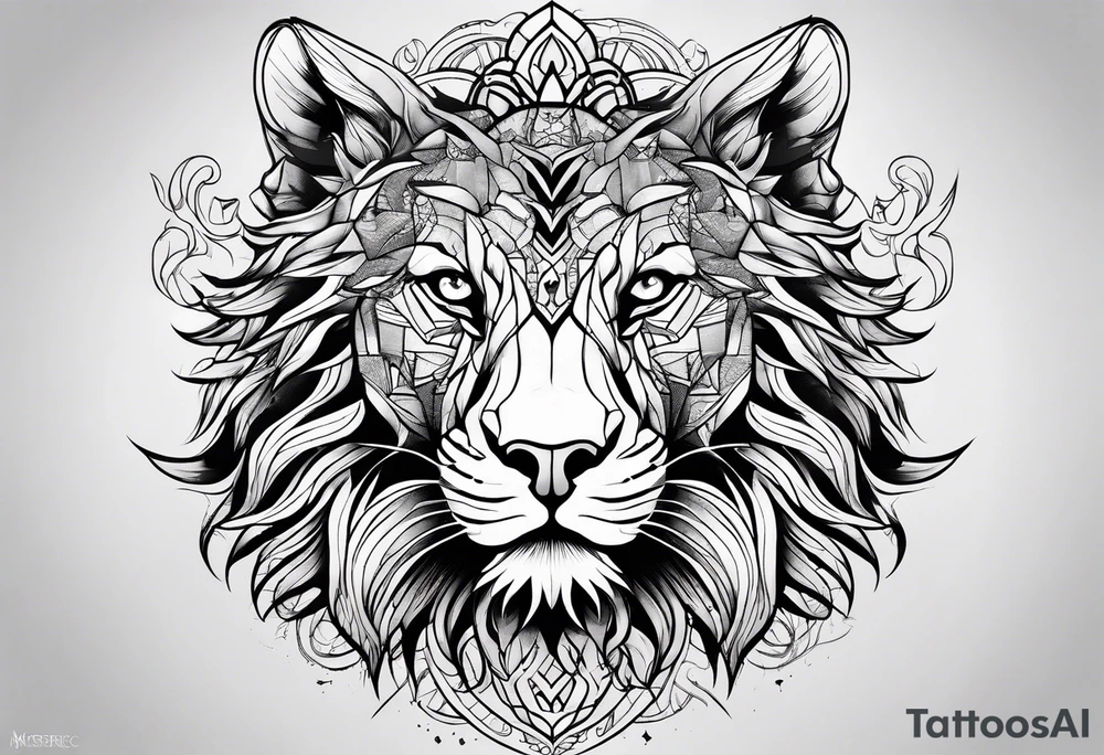 chimera tattoo idea