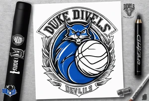 duke blue devils men’s basketball tattoo idea