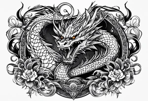 Drache der nicht schreit tattoo idea