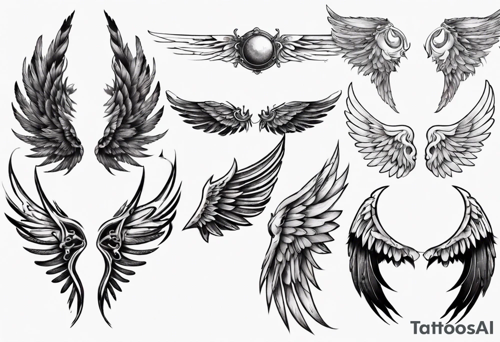 wings tattoo idea
